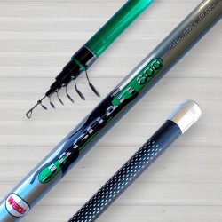 Телескопічне вудлище Kaida Jaguar з кільцями, тест 10-40г, довжина 6м